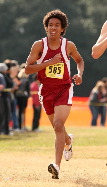 2009 CIF XC Boys D5-083.JPG - 2009 California CIF Cross Country Championships, Woodward Park, Fresno, California